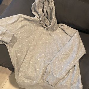Gray Nike Hoodie, Mens Small